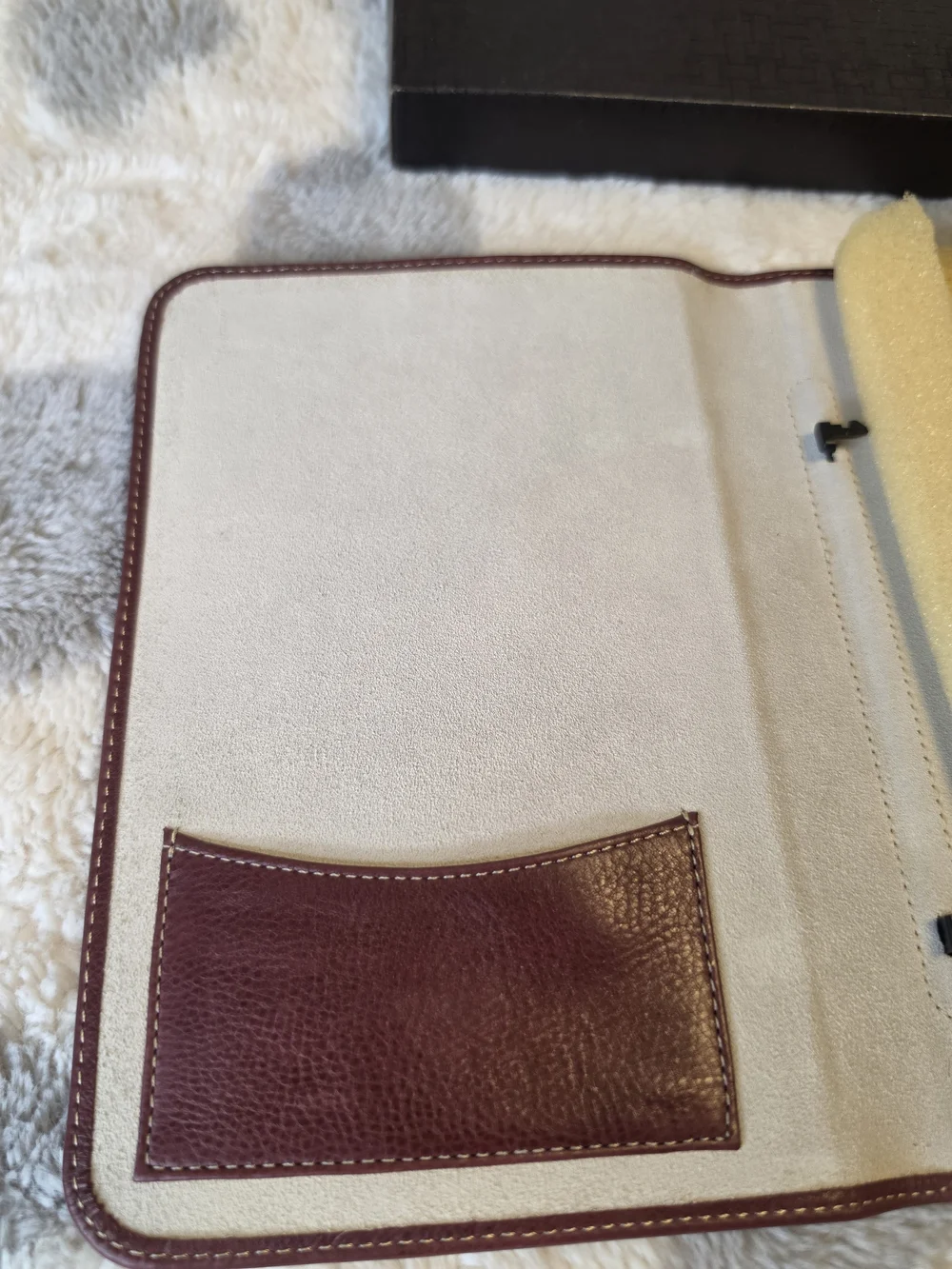 Cole Haan Burgundy Leather Kindle Cover